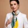 Zvekir Broš s maramom gold - M 10