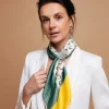 Zvekir Broš s maramom silver - M 10