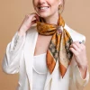 Zvekir Broš s maramom rose gold - M 11